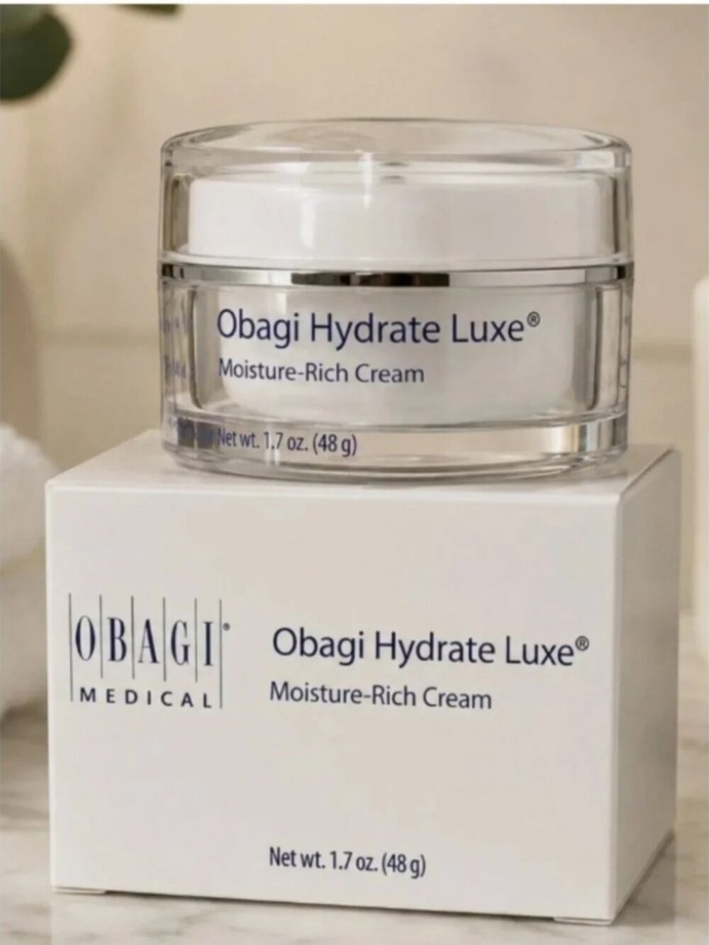 Obagi Hydrate Luxe Moisture Rich Cream 1.7oz Luxury Face Moisturizer NEW